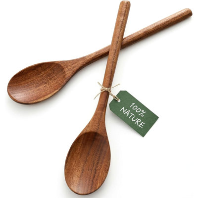 2 cuillères à cuisson en bois