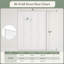 Porte pliante en bois manufacturé 2 panneaux arqué blanc apprêté avec quincaillerie incluse-132223945
