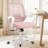 Nectara Space-Saving Ergonomic Home Office Chair with Mesh Back and Armrests-118098344