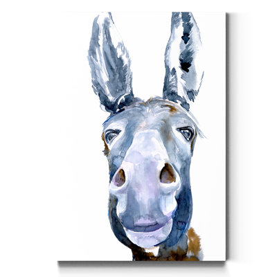 " Sweet Donkey I " Painting Print