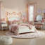 Miroir inclinable réglable Konata, finition dentelle