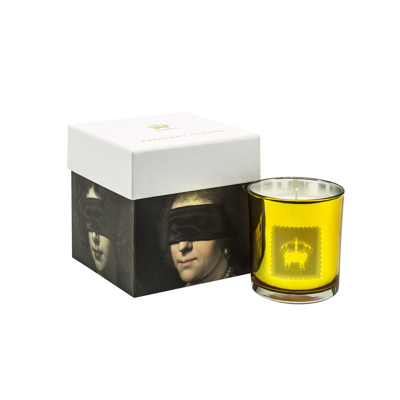 Cashmere Scented Jar Candle, 8cm H x 7.4cm W x 9cm D