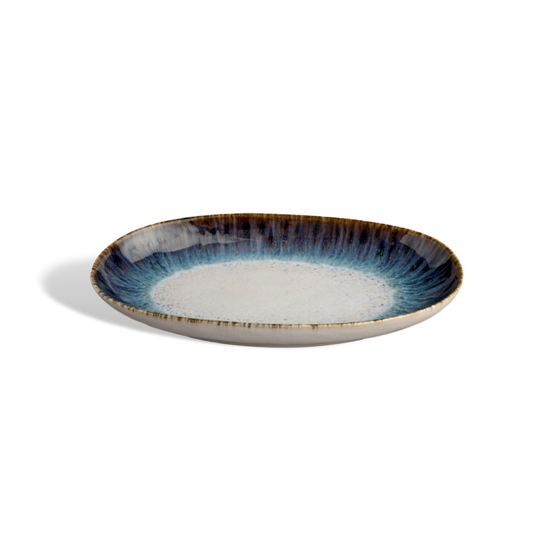 Cypress Grove Stoneware Platter, 1" H x 7" W x 11.5" L