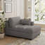 Chaise longue rembourrée avec coussin et pieds en bois massif l 42 po Stoneville-1142525852-1235966391