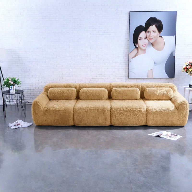 Canapés moelleux spacieux, tissu moelleux, conception ergonomique pour le cinéma maison