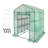 Walk-In Green House, Greenhouse With Shelves, High Strength PE Cover With Doors, Windows And Steel Frame, Set Up In Minutes, For Planting And Storage