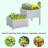 2 Piece Raised Garden Bed with Legs, Self-Watering Planter Box Raised Bed to Grow Flowers, Herbs & Vegetables-1230108560