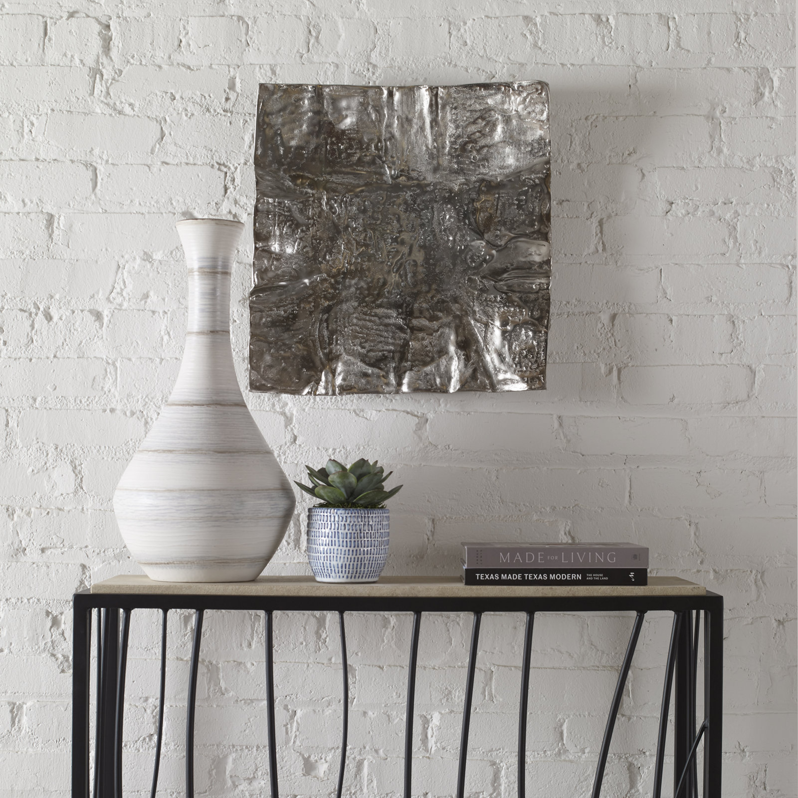 Metal Wall Decor, Silver