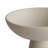 Cole and Grey Ceramic Cream Large Decorative Bowl with Elevated Base