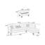 Ensemble de canapé modulaire 3 pièces Living Room Furniture-119355421