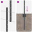 Fence Posts 44 Pcs U-Channel Steel-1173203123-1173203135