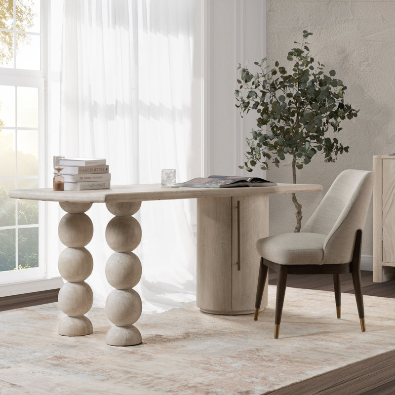 Adir Solid Wood Computer Desk