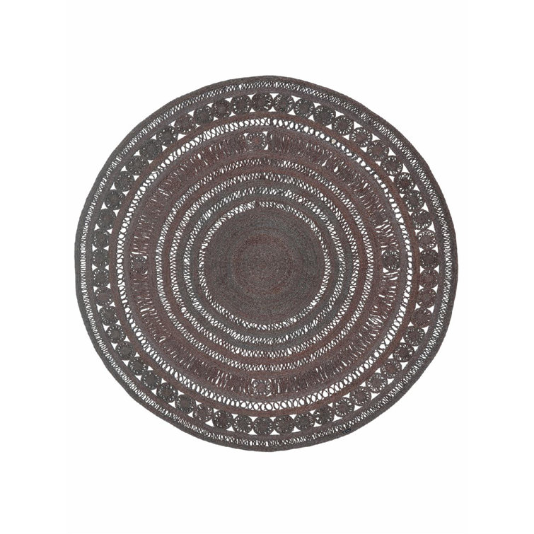 Mehndi Jute/Sisal Area Rug in Gray