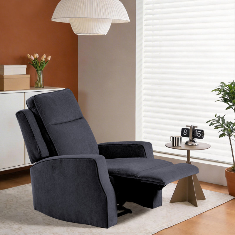 Fauteuil inclinable multi-positions avec coussin à ressorts ensachés Linden, Blue