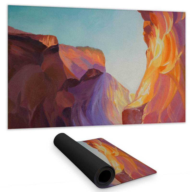Antelope canyon - 14.00"x24.25" Desk mat