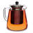 Prep & Savour Amogh 25oz. Glass Teapot Set For 4