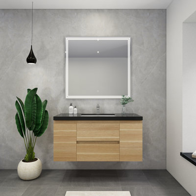 Castin 48" Wall-Mounted Single Bathroom Vanity Set