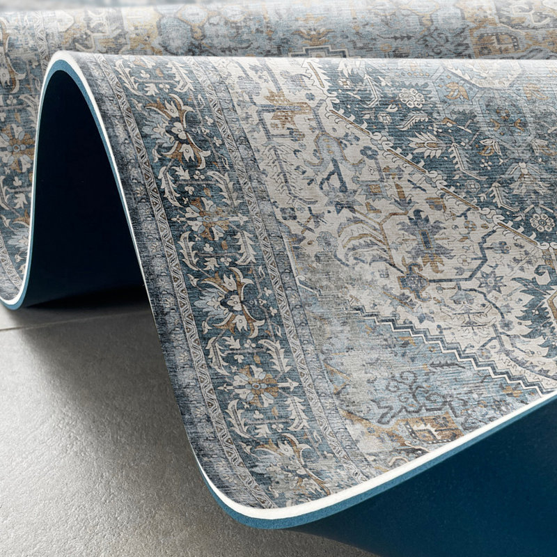 David Cushioned Kitchen Mat, Rectangle  2.6' x 6.5'