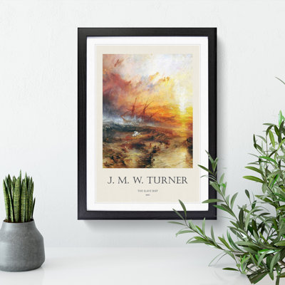 Typhoon Coming by Joseph-Mallord William Turner - Picture Frame Art Prints