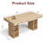 63"/71" Rectangular Dining Table with Storage, Large Wooden Kitchen Table for 6, Oak-527828846
