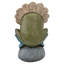 Statue fleurie grenouille amusante