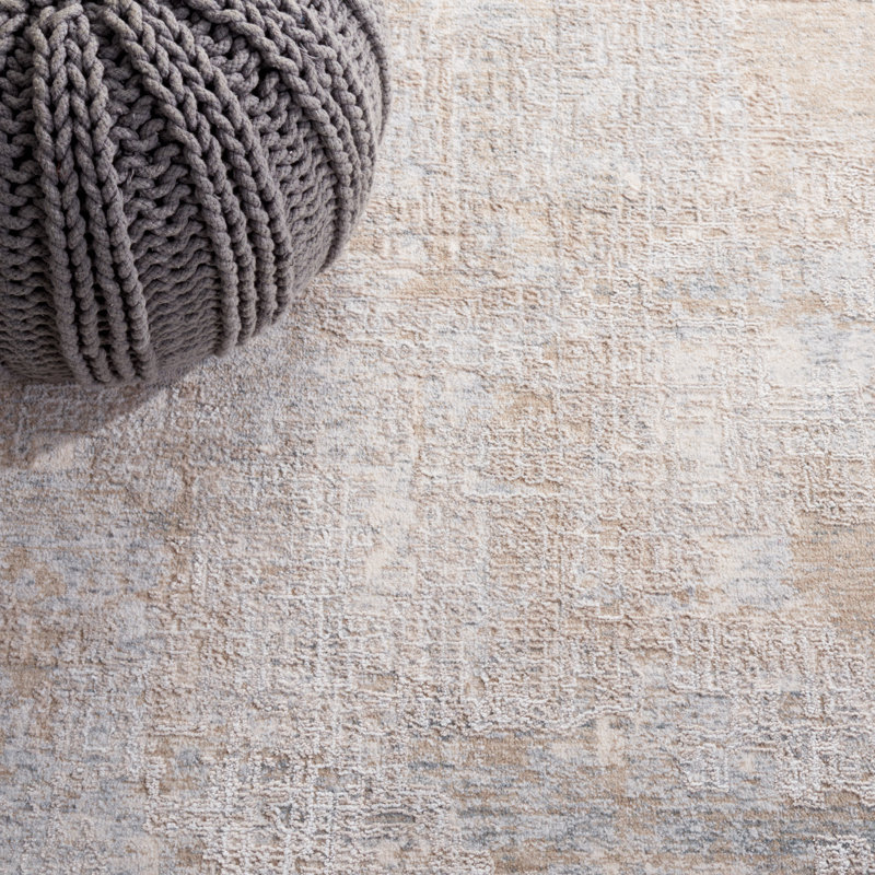 Marmara Performance Abstract Rug, Round 6'7"