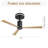 Modern Flush Mount Ceiling Fan With Led Light And Remote Control, 3 Abs Blades Noiseless Reversible Dc Motor For Patio Living Room