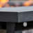 Square Polyresin Propane Smokeless Fire Pit Table with Hidden Fuel Tank