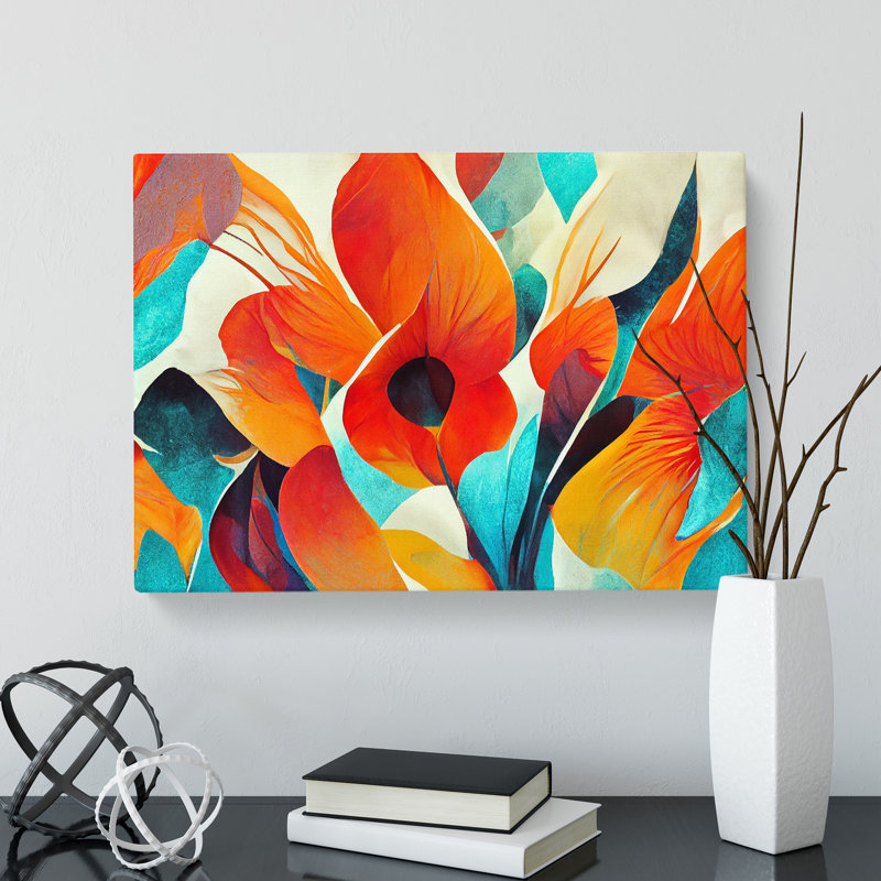 Flower Abstract Vol.5 - Wrapped Canvas