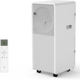 Climatiseurs portatifs 14 000 BTU avec télécommande, climatiseur autoportant 3 en 1 blanc