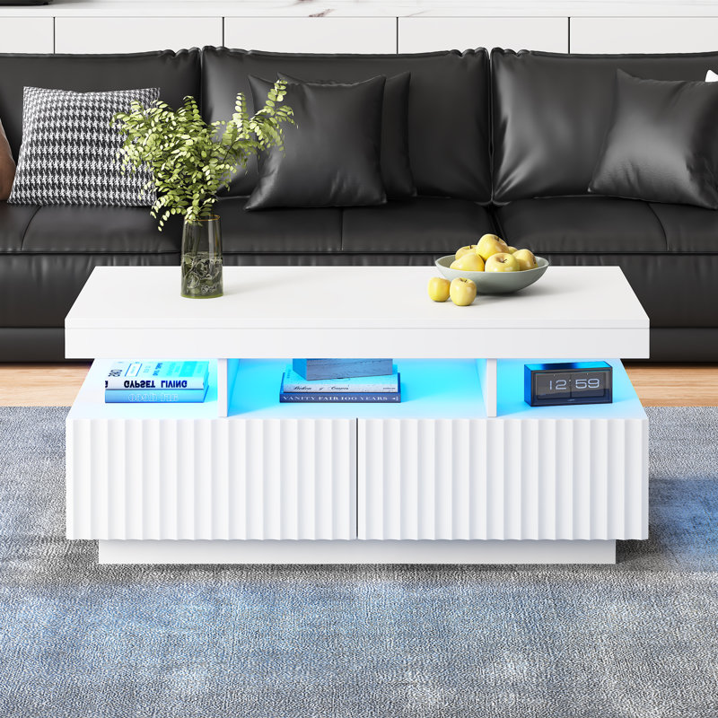 Frame Coffee Table with Storage