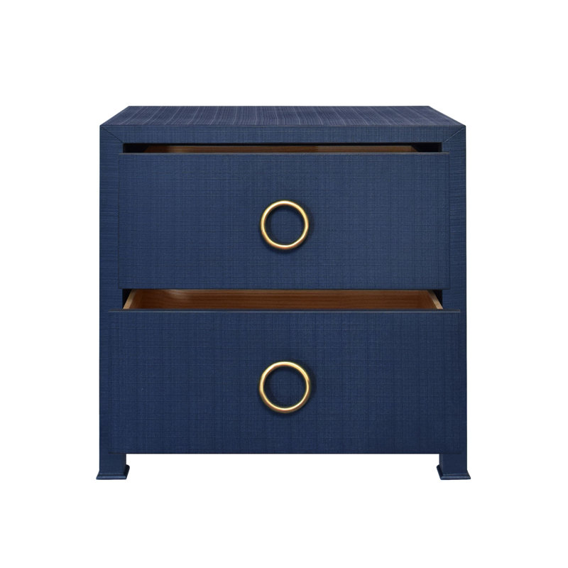 Edelman End Table, Navy