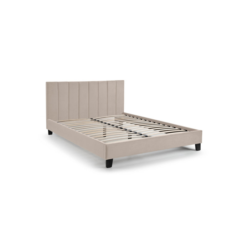 Upholstered Bed, Cream