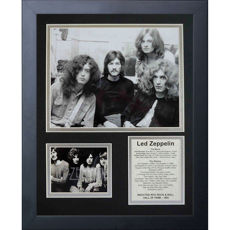 Souvenirs encadrée « del zeppelin early years »