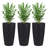 Indoor/Outdoor Modern The appearance is made of imitation rattan Design Planter,22.5 inch Plastic Large Plant Pot With Automatic Watering System for Home and Garden  (22.5 inch - 2 Pack)-931412546