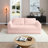 2-In-1 Folding Convertible Sofa Bed, Modern Corduroy Sleeper Couch With 2*Pillows, Futon Modular Upholstered Boneless Sofa With Pull-Out Bed,Folding Floor Modular Couch For Living Room-803570477