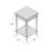 Ariella End Table with Storage-708933759