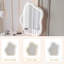 Coiffeuse de maquillage avec miroir lumineux, 4 tiroirs