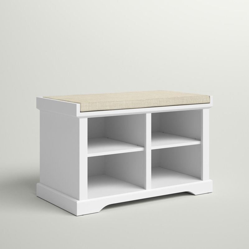 Banc de rangement Simons, Blanc