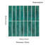 10Pcs Peel and Stick 2.5mm Backsplash Tiles