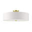 Plafonnier semi-encastré 5 lumières 22 po Flaire-1032326628-1021204334