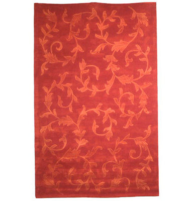 Impressions Hand Loomed Wool Floral Rug