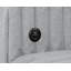 Canapé-lit d'angle surdimensionné en velours côtelé en forme de U (122 pouces) avec lit gigogne, méridienne de rangement et port de chargement USB, gris-101109582