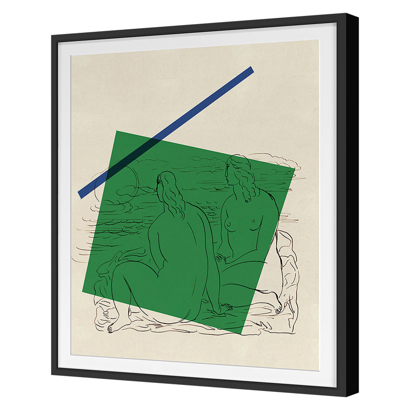 «Classical Modern 3» par THE Studio - Impression sur papier d'une seule photo, Cadre noir, H 35 po x l 29 po