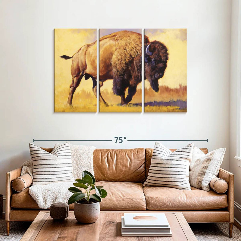 Brampt Tatanka, 36" H x 57" W