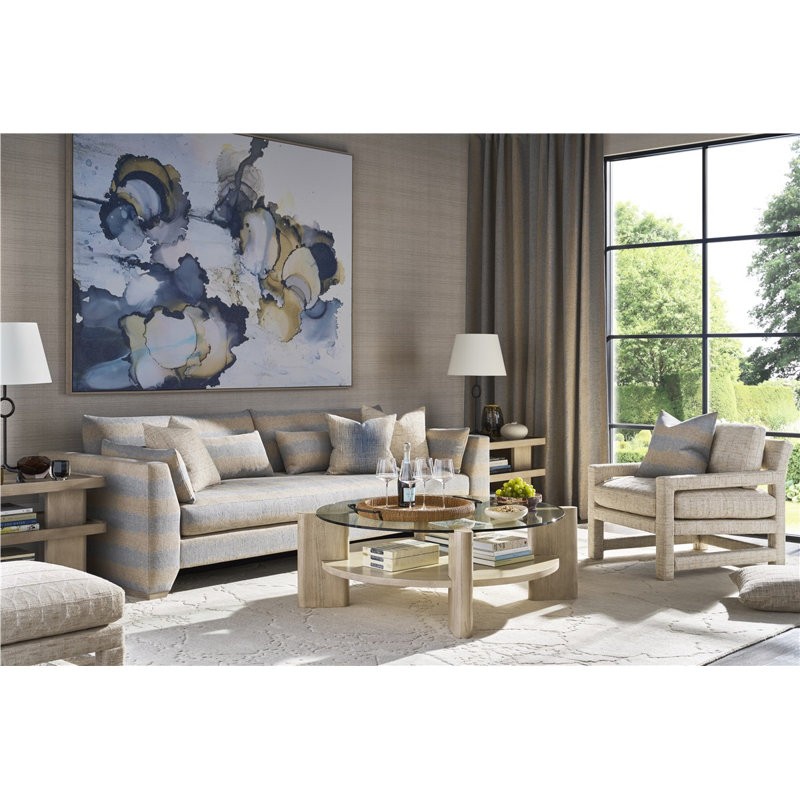 Thom Filicia Home Sofa, Kempsey Sheepskin, Dove Gray