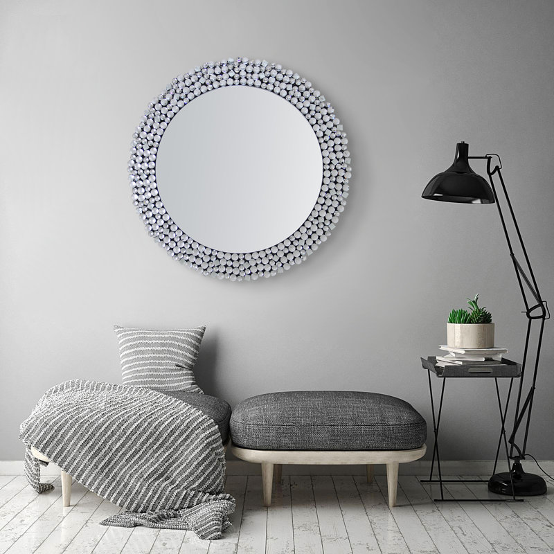 Dan Glass Flat Wall Mirror