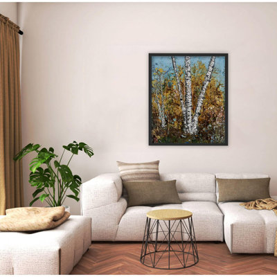 «Burnish Birch», art mural sur toile