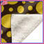 Couvertures jaunes brun cercles-130098724