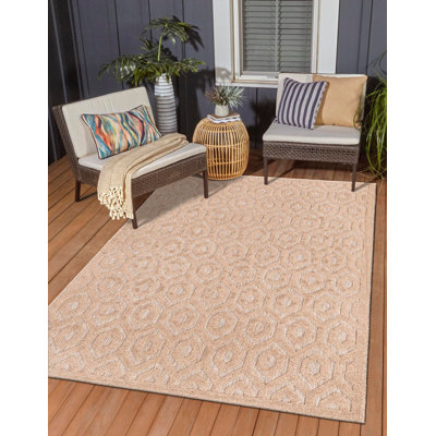Tapis intérieur / extérieur beige Heberling